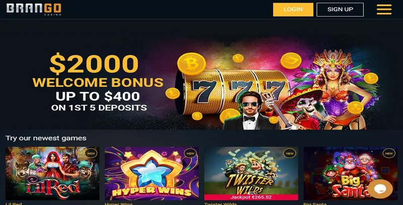 Brango Casino Game Selection